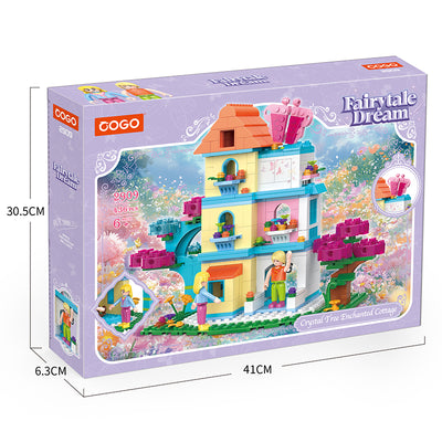 COGO 436PCS Fairytale Dream Fantasy Cottage Building Blocks Toys