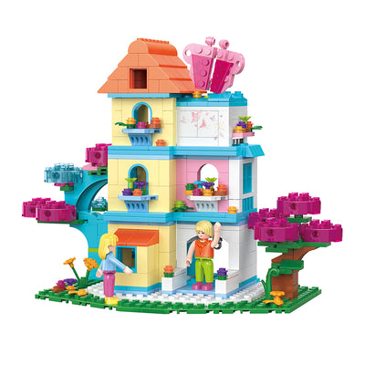 COGO 436PCS Fairytale Dream Fantasy Cottage Building Blocks Toys