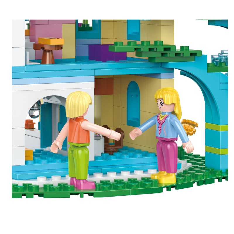 COGO 436PCS Fairytale Dream Fantasy Cottage Building Blocks Toys