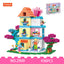COGO 436PCS Fairytale Dream Fantasy Cottage Building Blocks Toys