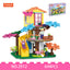 COGO 644PCS Fairytale Dream Secret Slide Cottage Building Blocks Toys