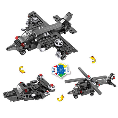 COGO 177PCS Creative One-Change Three-In-One Series Building Block Toys