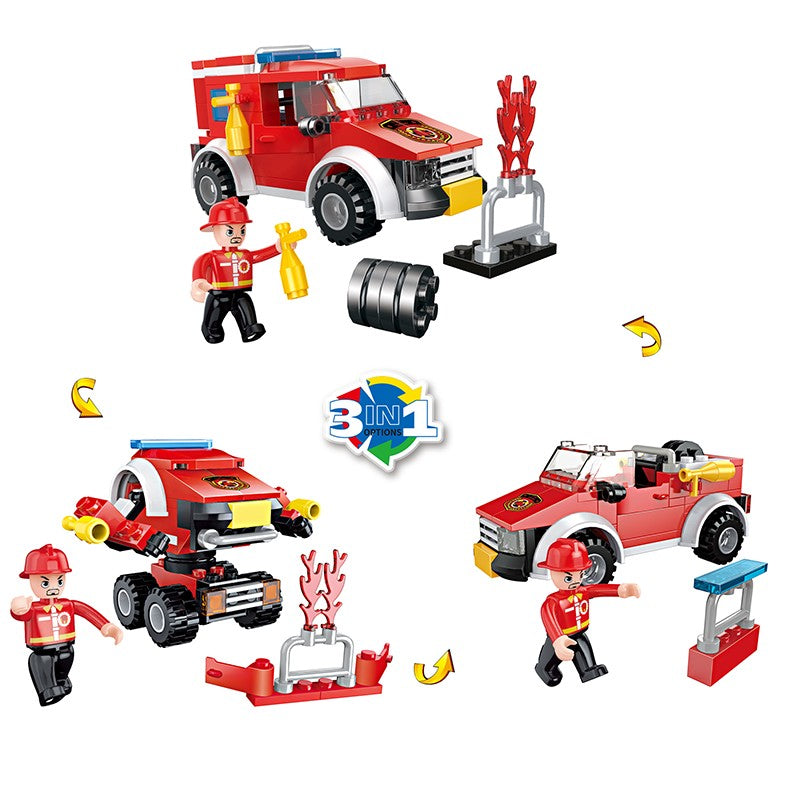 COGO 86-111PCS Eight Fire Building Block Toys
