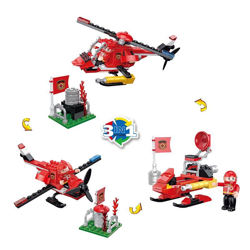 COGO 86-111PCS Eight Fire Building Block Toys