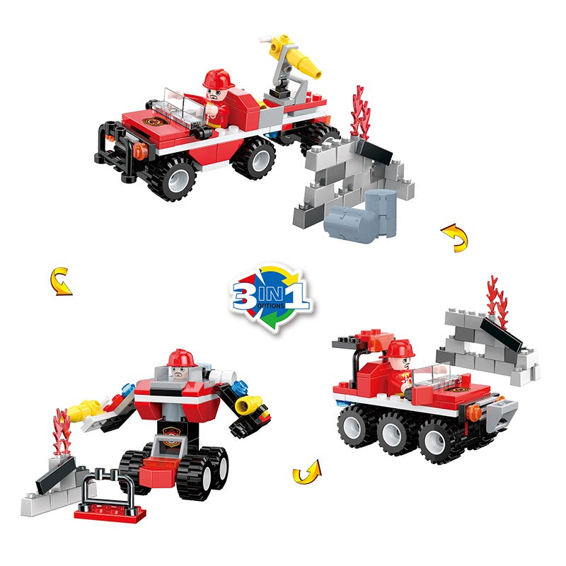 COGO 86-111PCS Eight Fire Building Block Toys