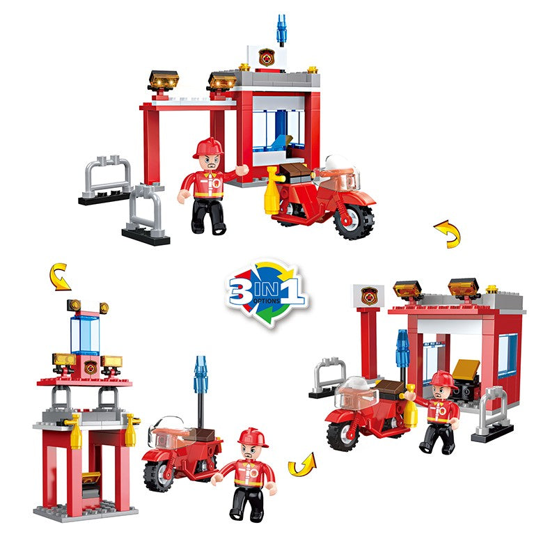 COGO 86-111PCS Eight Fire Building Block Toys