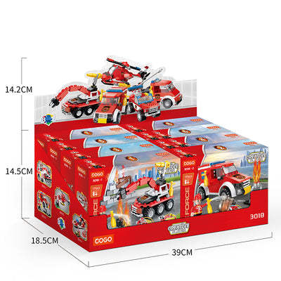 COGO 86-111PCS Eight Fire Building Block Toys