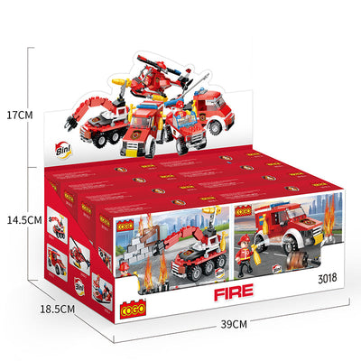 COGO 86-111PCS Eight Fire Building Block Toys