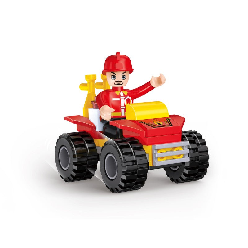 COGO 178PCS 2-In-1 Fire Building Building Block Toy