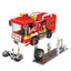 COGO 184PCS 2-in-1 Fire Truck Building Block Toy