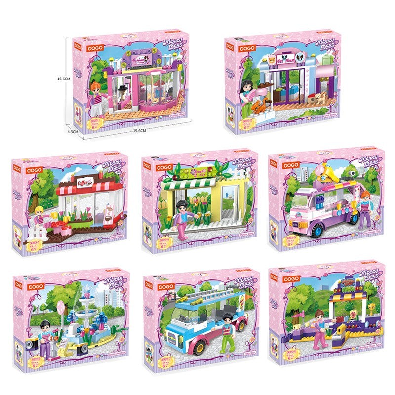 COGO Eight Building Block Toys For Girls