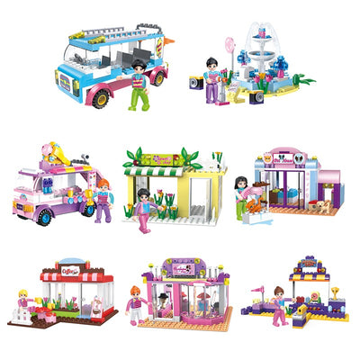 COGO Eight Building Block Toys For Girls