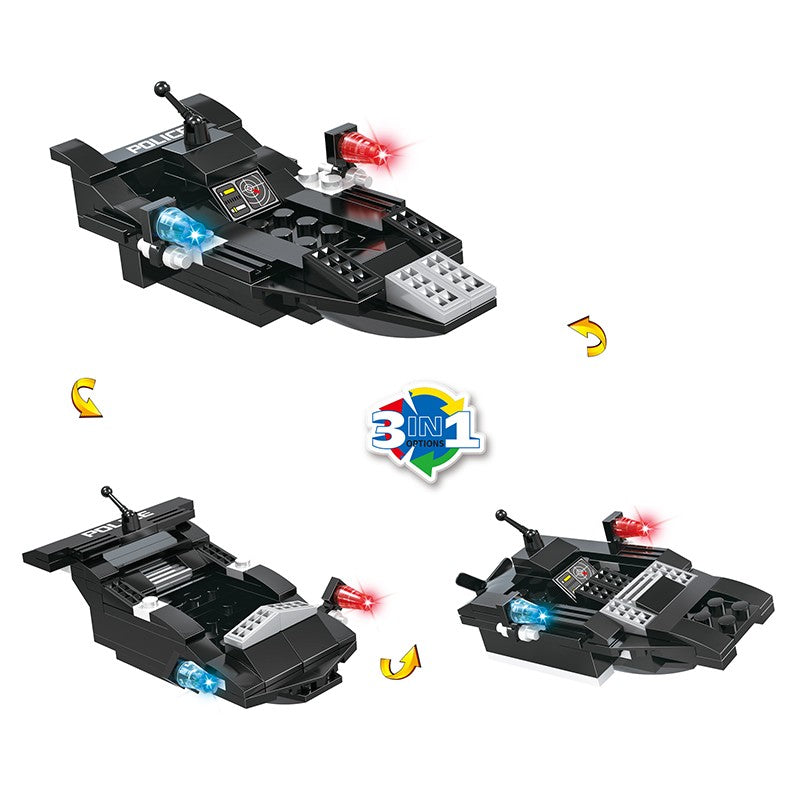 COGO 733PCS Eight Types Of City Swat Building Block Toys
