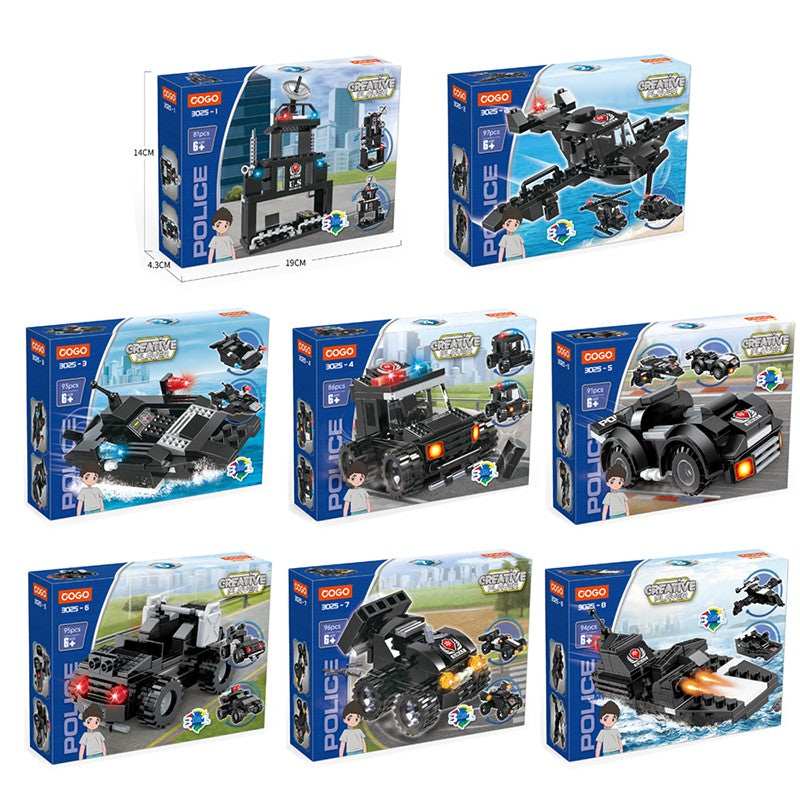 COGO 733PCS Eight Types Of City Swat Building Block Toys