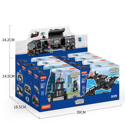 COGO 733PCS Eight Types Of City Swat Building Block Toys