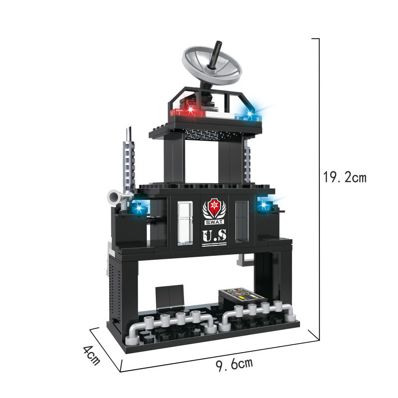 COGO 733PCS Eight Types Of City Swat Building Block Toys