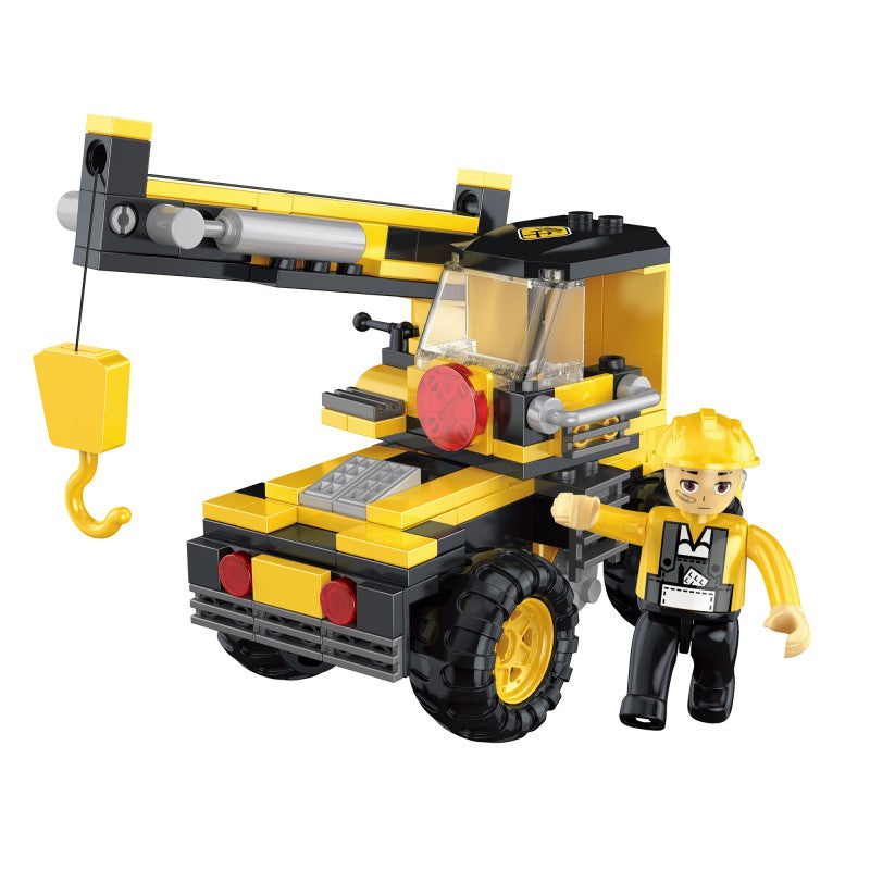 COGO 220PCS Creative And Versatile One-Change Three Engineering Vehicle Building Block Toys