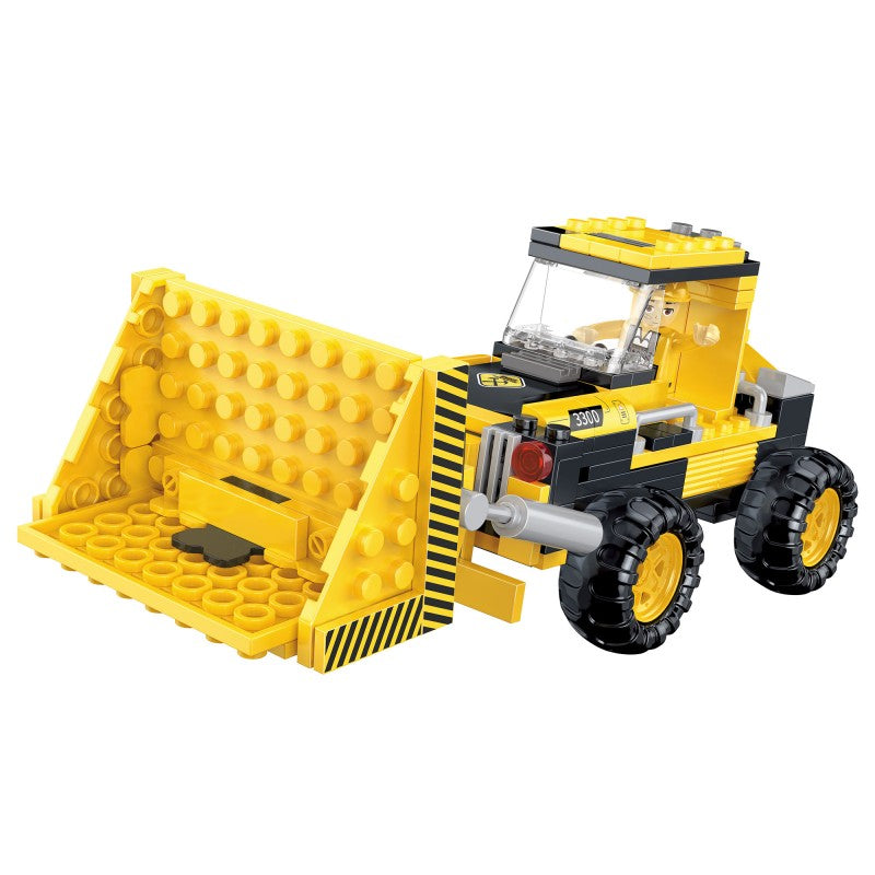 COGO 220PCS Creative And Versatile One-Change Three Engineering Vehicle Building Block Toys