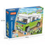 COGO 302PCS Creative And Changeable Three Picnic Car Building Block Toys