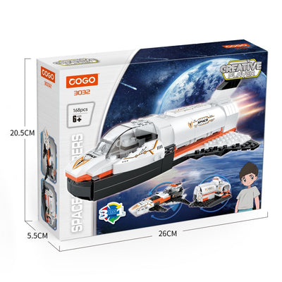 COGO 168PCS Creative And Versatile Spaceship Building Block Toy