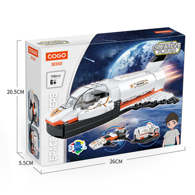 COGO 168PCS Creative And Versatile Spaceship Building Block Toy