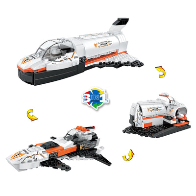 COGO 168PCS Creative And Versatile Spaceship Building Block Toy