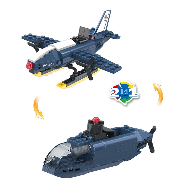 COGO Police Changeable Building Block Toys