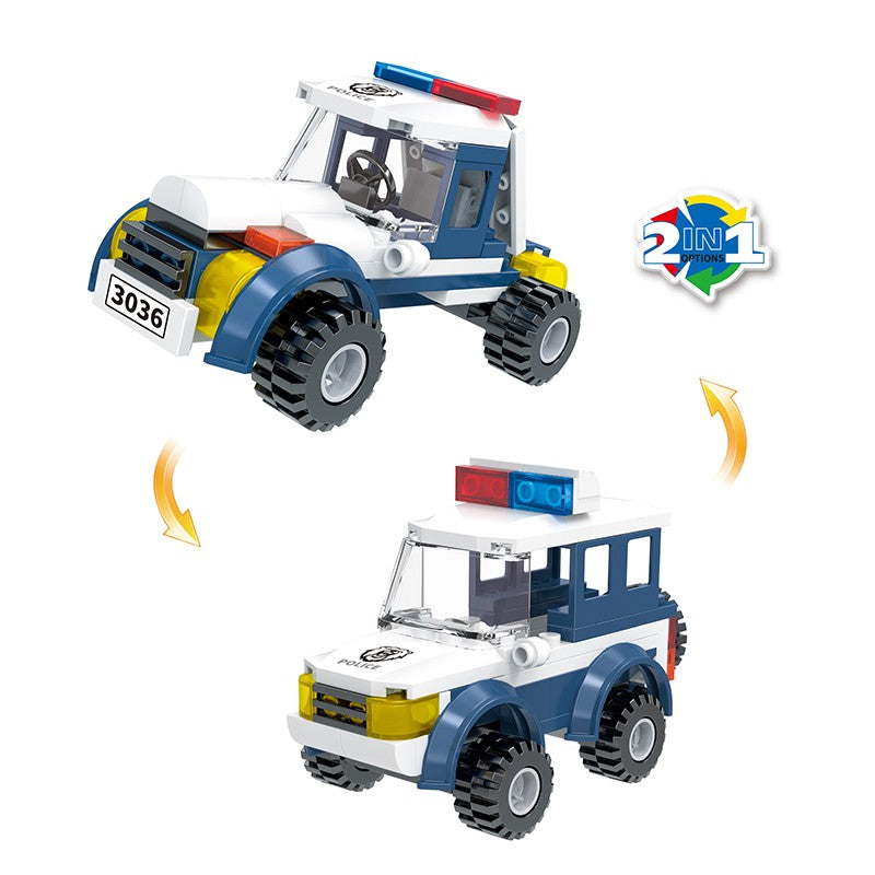 COGO Police Changeable Building Block Toys