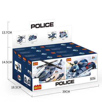 COGO Police Changeable Building Block Toys