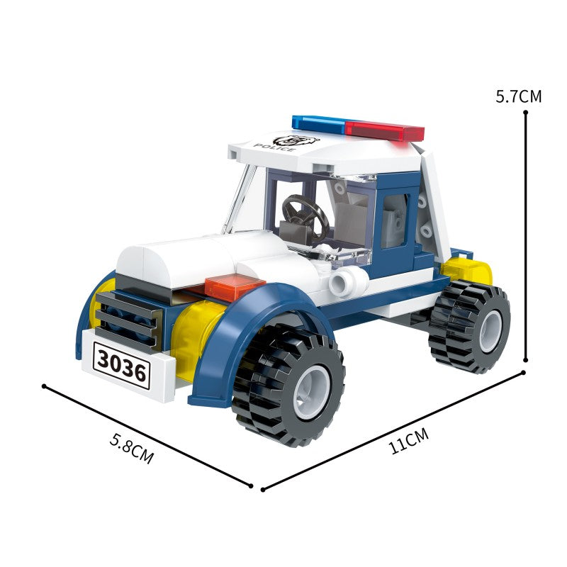 COGO Police Changeable Building Block Toys
