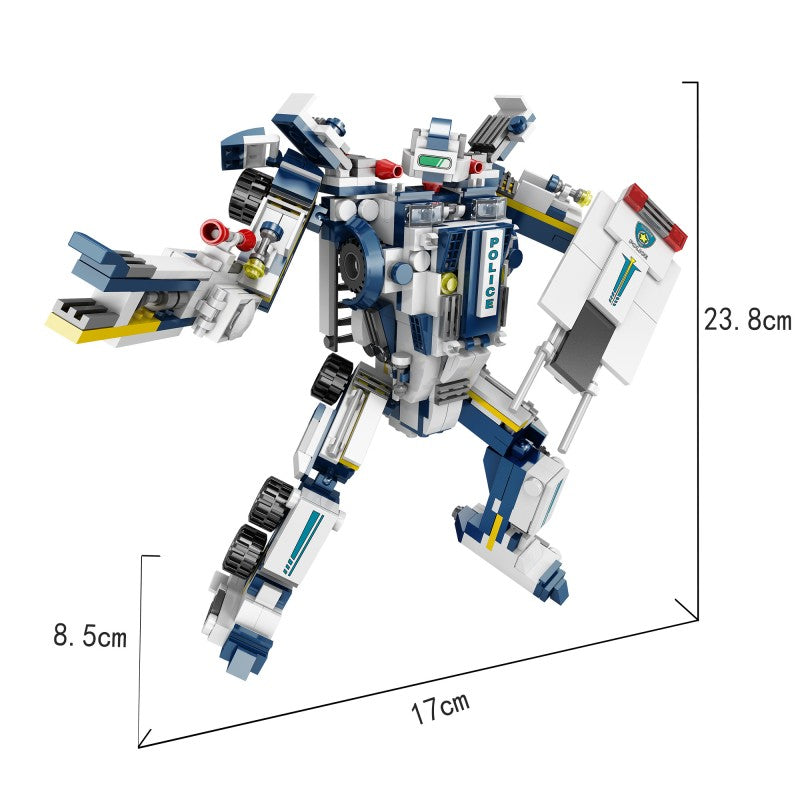 COGO 812PCS Eight-In-Three Changeable Chariot Building Block Toy