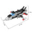 COGO 594PCS Four-In-One Warship Building Block Toy