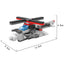 COGO 594PCS Four-In-One Warship Building Block Toy