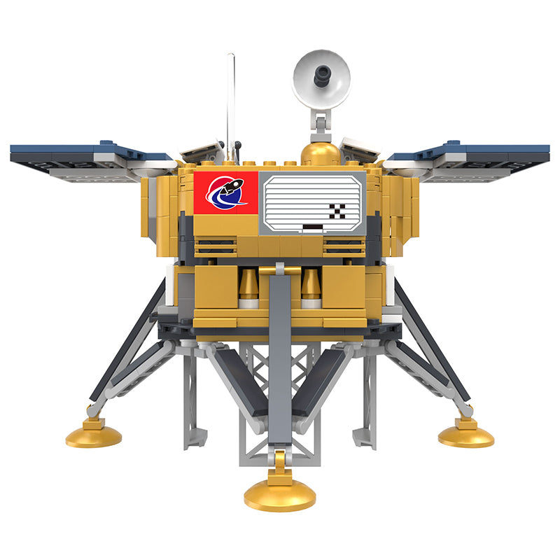 COGO 595PCS Four-In-One Aerospace Lunar Exploration Lander Building Block Toy
