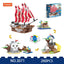 COGO 260PCS Creative 1 To 3 Pirate Building Block Toys
