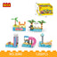 COGO 1200PCS Freely Build DIY Beach Park Building Block Toys