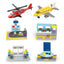 COGO 1200PCS Freely Build DIY Flight Building Block Toys