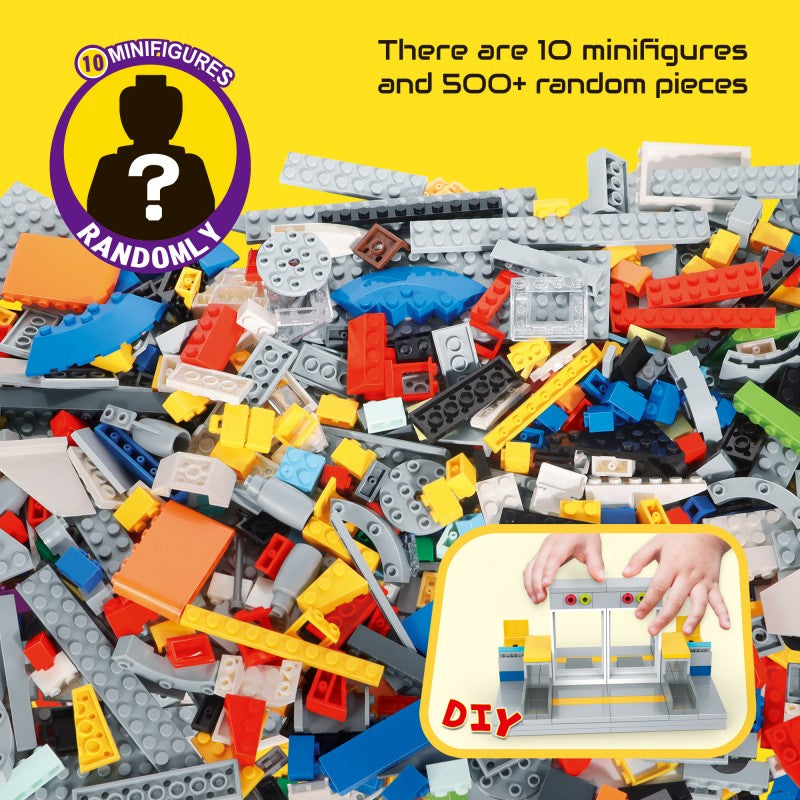 COGO 1200PCS Freely Build DIY Flight Building Block Toys