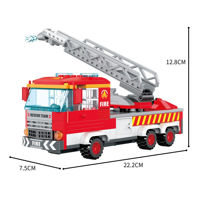 COGO 249PCS Creative And Changeable Fire Building Block Toys