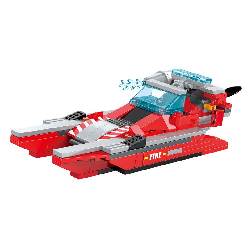 COGO 249PCS Creative And Changeable Fire Building Block Toys