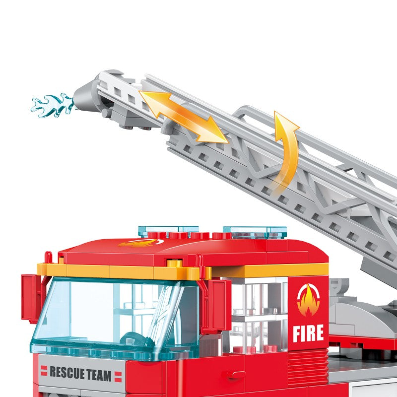 COGO 249PCS Creative And Changeable Fire Building Block Toys