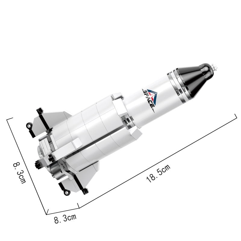 COGO 176PCS Space One To Three Space Rocket Building Block Toys