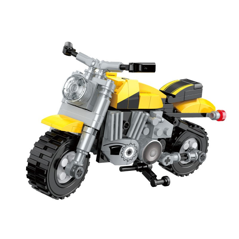 COGO 251PCS Creative And Changeable Motorcycle Building Block Toys