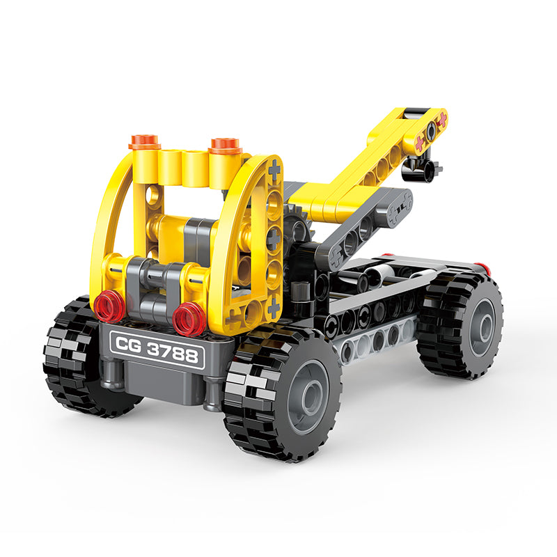 COGO 235PCS Creative And Changeable Engineering Vehicle Building Block Toys