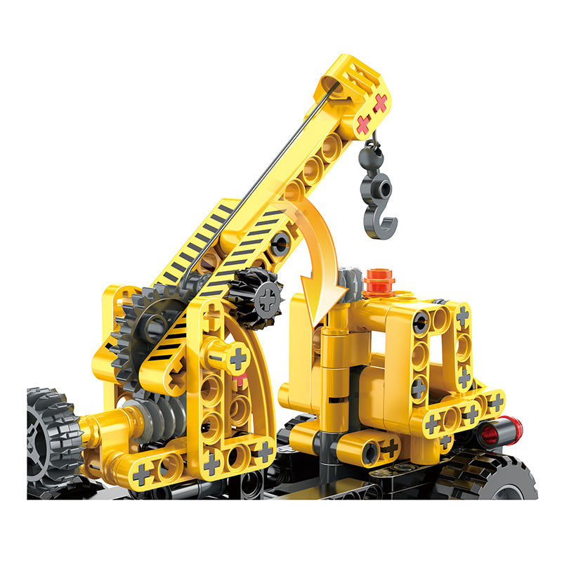 COGO 235PCS Creative And Changeable Engineering Vehicle Building Block Toys