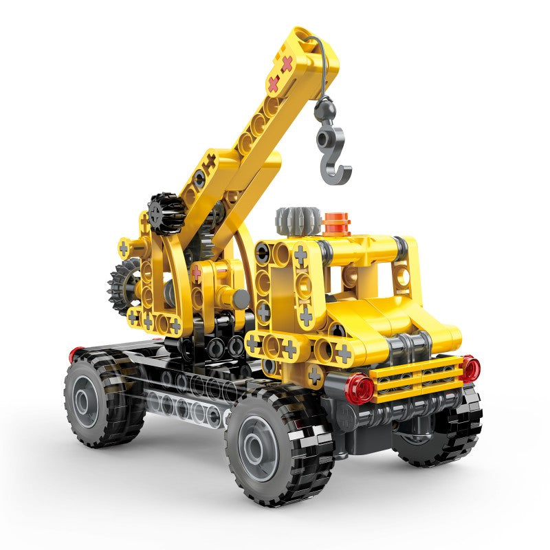 COGO 235PCS Creative And Changeable Engineering Vehicle Building Block Toys