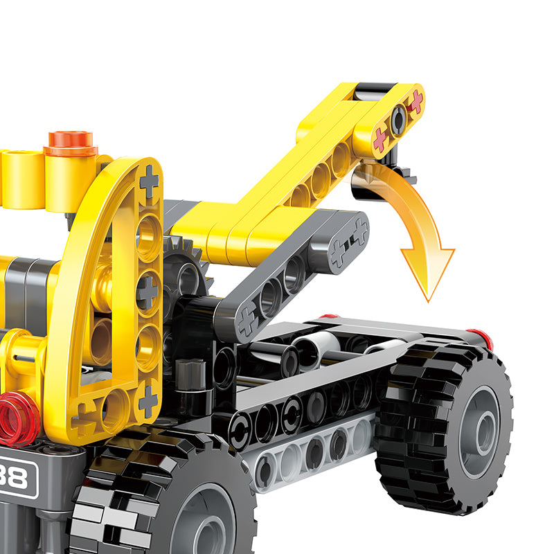 COGO 235PCS Creative And Changeable Engineering Vehicle Building Block Toys