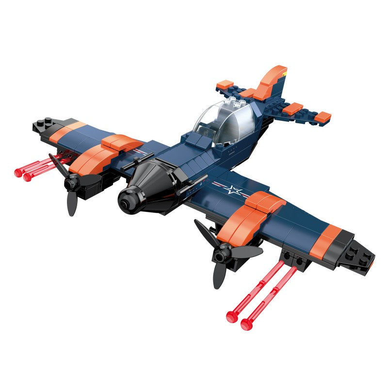 COGO 248PCS Creative And Changeable Airplane Building Block Toys