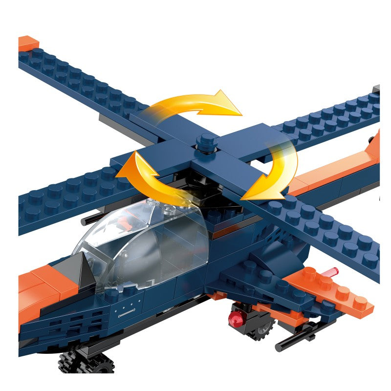 COGO 248PCS Creative And Changeable Airplane Building Block Toys