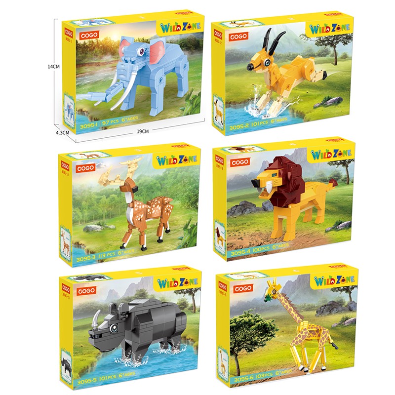 COGO Animal Series Building Blocks Toys